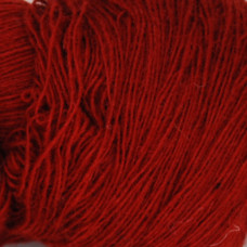 Dark Red On White wool 8/1, однотонная