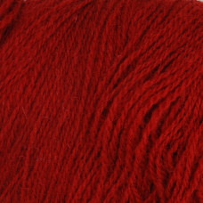 Dark Red On White wool 8/2, однотонная