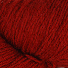 Dark Red On White wool 8/3, однотонная